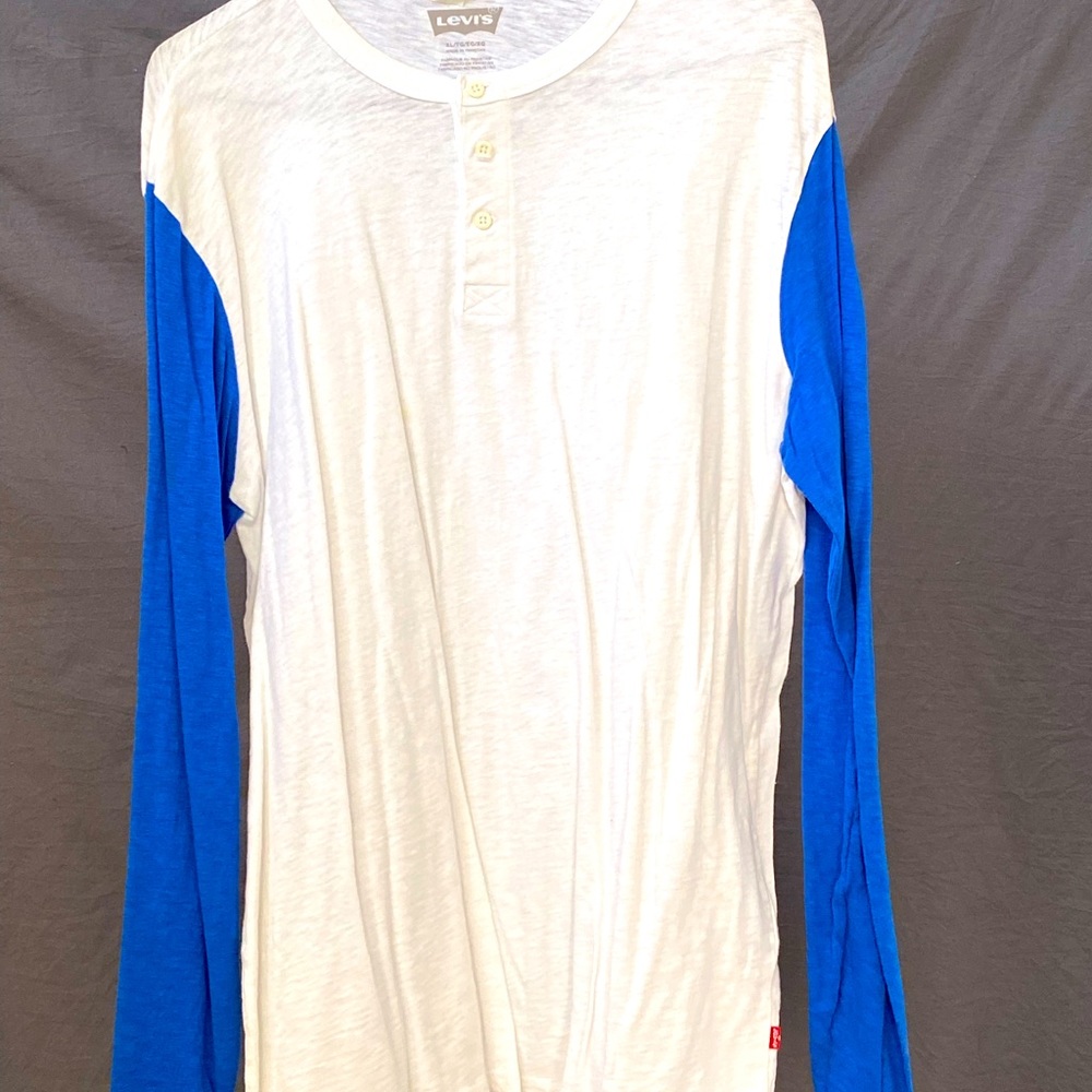 Mens XL 3/4 sleeve crew neck